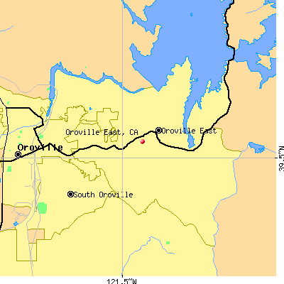 Oroville East map