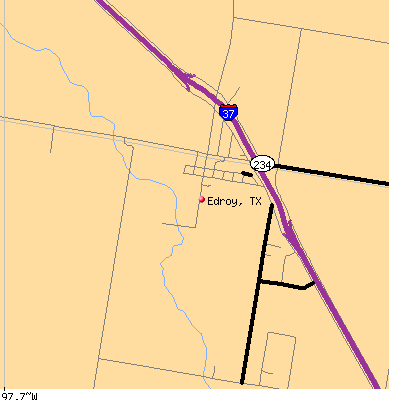 Edroy map