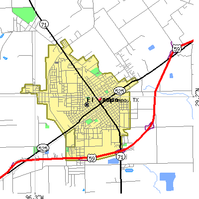 El Campo map