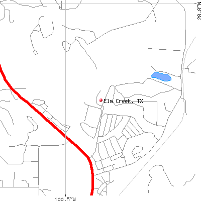 Elm Creek map