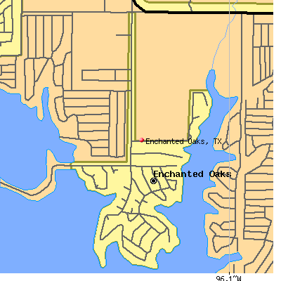 Enchanted Oaks map
