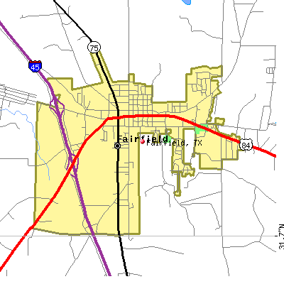 Fairfield map