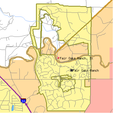 Fair Oaks Ranch map