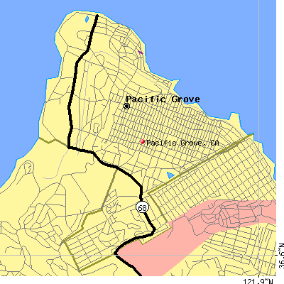 Pacific Grove map