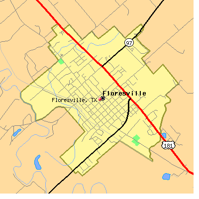 Floresville map