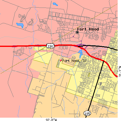 Fort Hood map