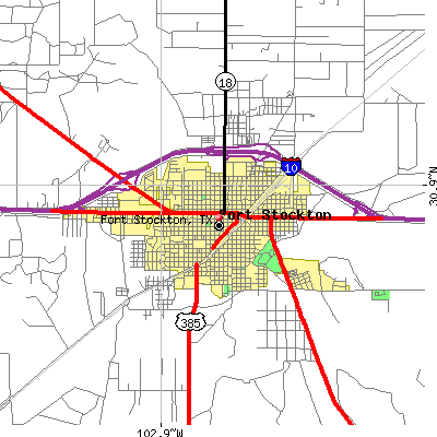 Fort Stockton map