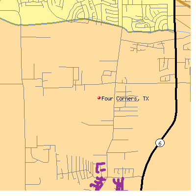 Four Corners map
