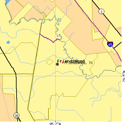 Friendswood map
