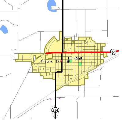 Friona map