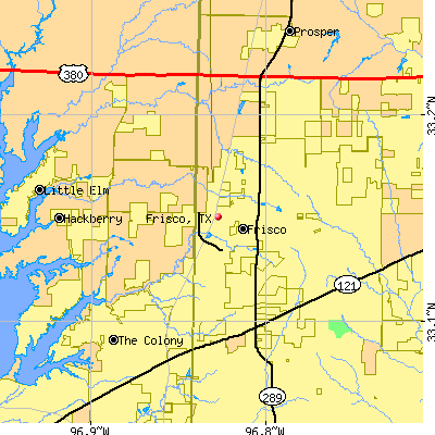 Frisco map