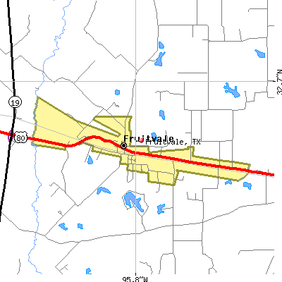 Fruitvale map