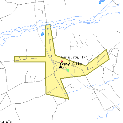 Gary City map