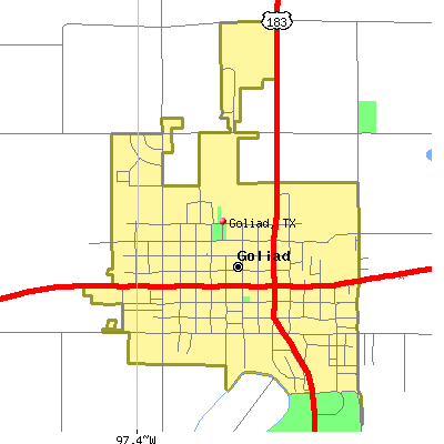 Goliad map