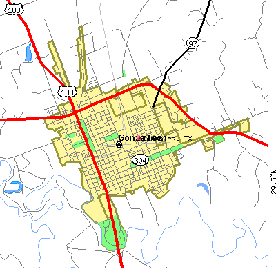 Gonzales map