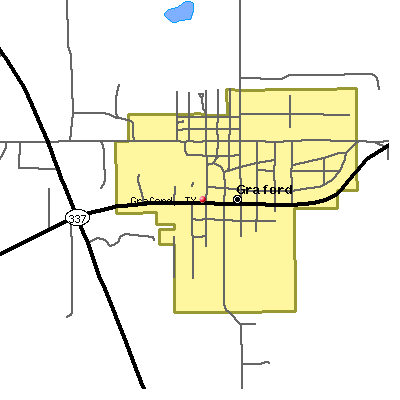 Graford map