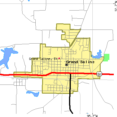 Grand Saline map