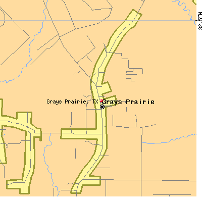 Grays Prairie map