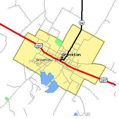 Groveton map