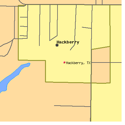 Hackberry map