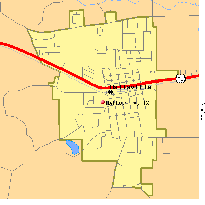 Hallsville map
