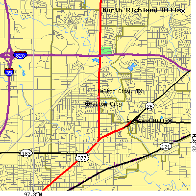 Haltom City map