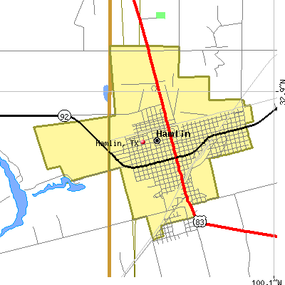 Hamlin map
