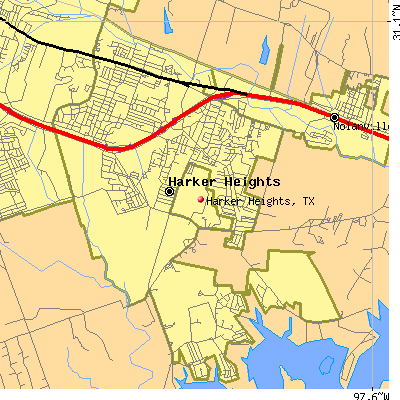Harker Heights map