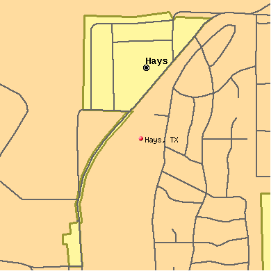 Hays map