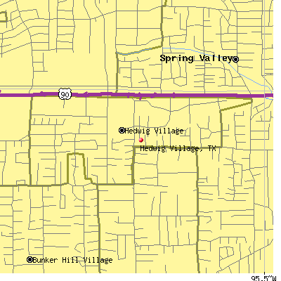 Hedwig Village map