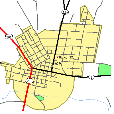 Hico map