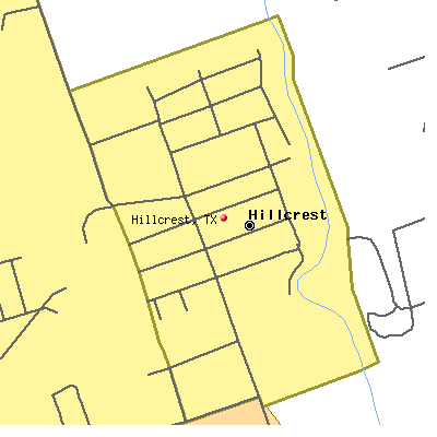 Hillcrest map