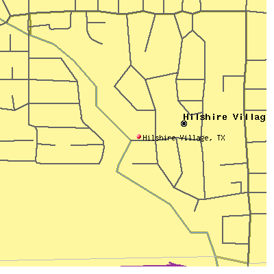 Hilshire Village map