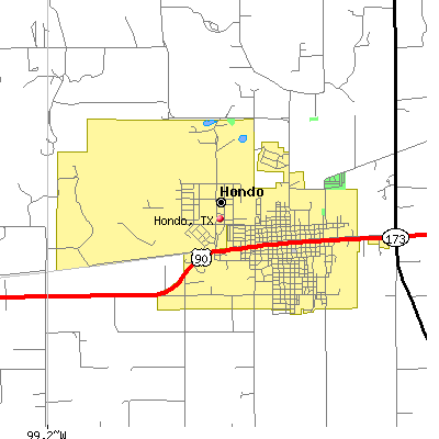 Hondo map