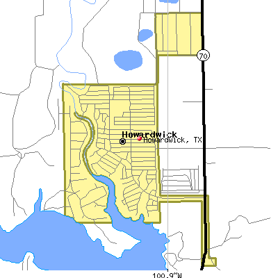 Howardwick map