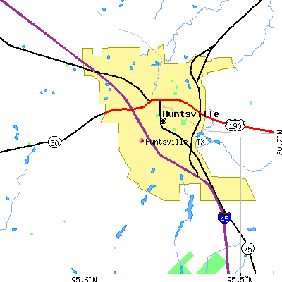 Huntsville map