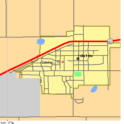 Idalou map