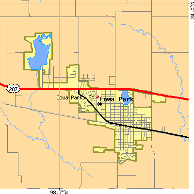 Iowa Park map