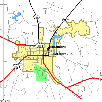 Jacksboro map