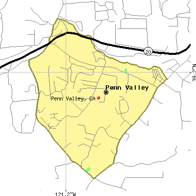Penn Valley map