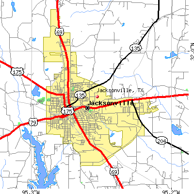 Jacksonville map
