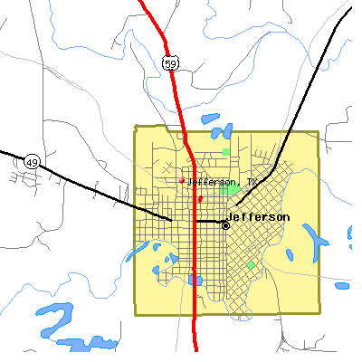 Jefferson map