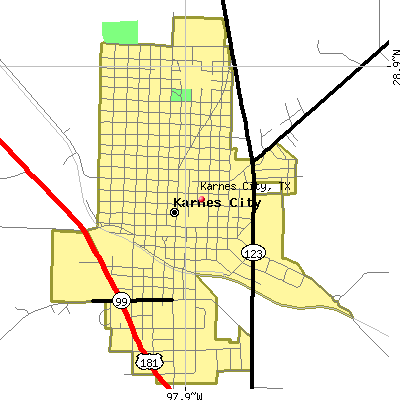 Karnes City map
