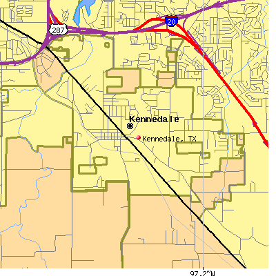 Kennedale map