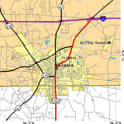 Kilgore map