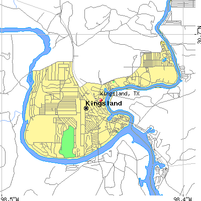 Kingsland map