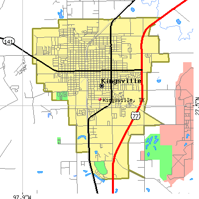 Kingsville map