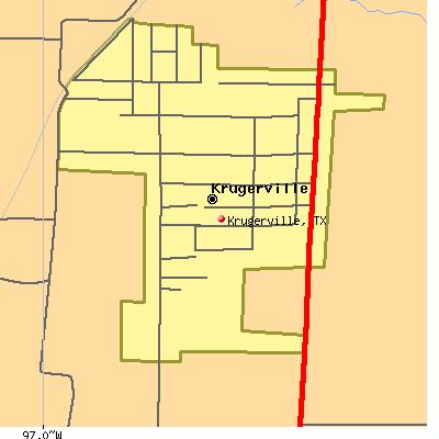 Krugerville map
