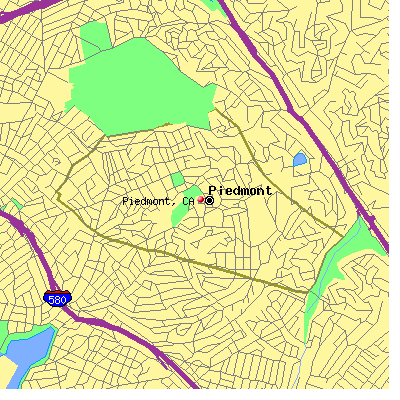 Piedmont map