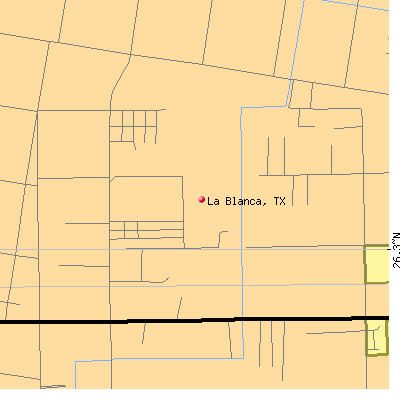 La Blanca map